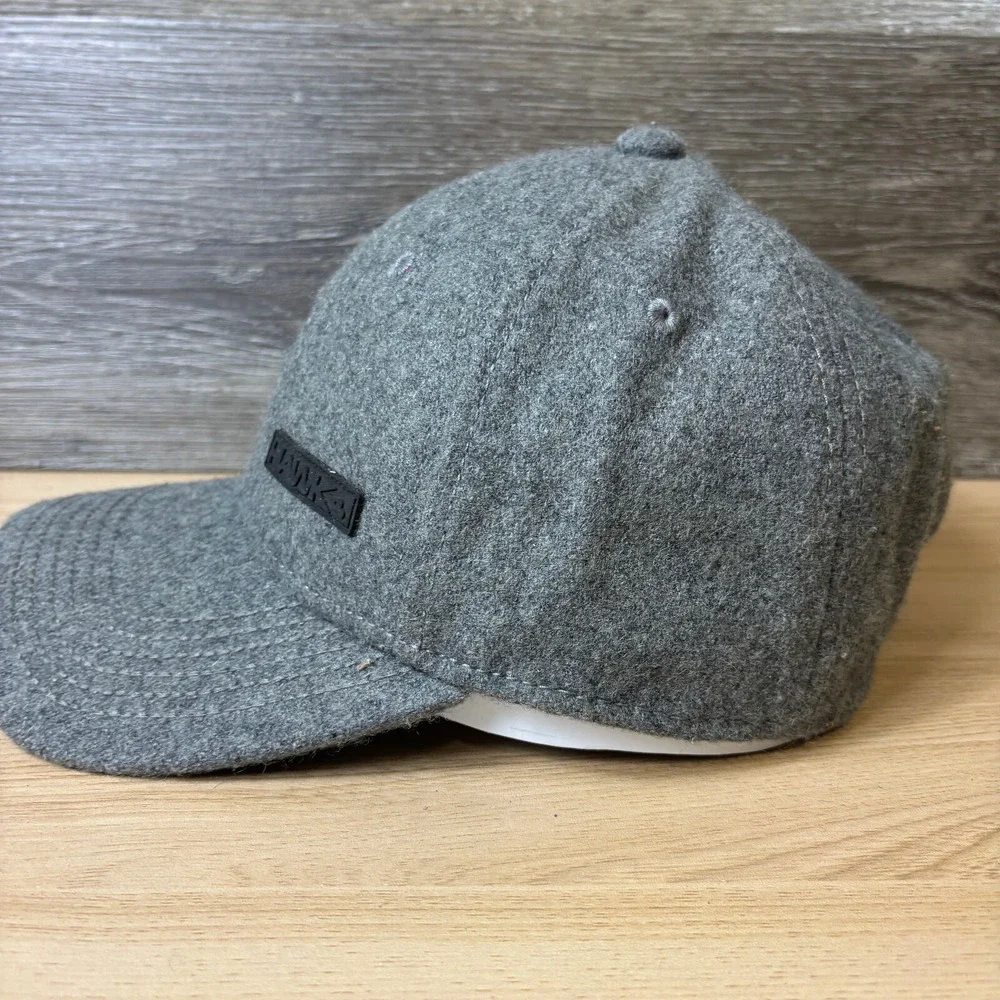 HAWK Hat‎ Cap Snap Back Gray Wool Blend Tony Hawk Skateboarding Outdoors